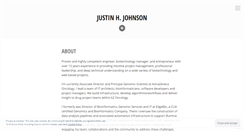 Desktop Screenshot of justinhjohnson.com